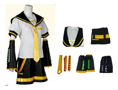 Disfraz De Vocaloid Rin For Cosplay Anime Y Hallo