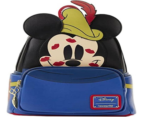 Mini Mochila Informal Loungefly Diseño De Mickey