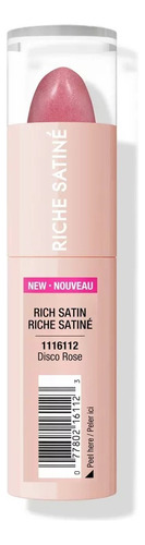 Labial En Barra Rich Satin Wet N Wild Color Hush Lil' Beige Color Disco Rose