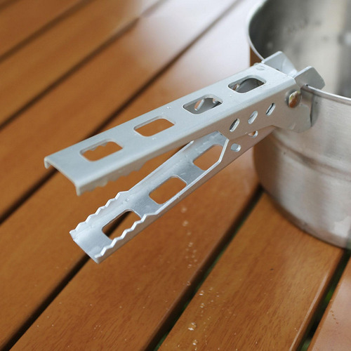 3 X 2 Piezas Pinzas Portátiles Para Sartén De Camping