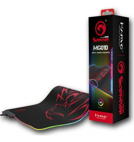 Mouse Pad Marvo Scorpion Mg010 Xl Retroiluminado