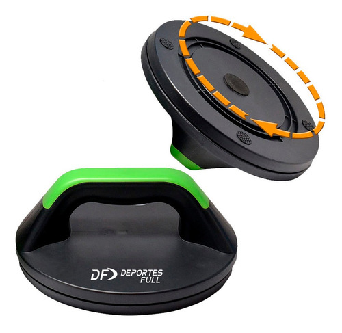 Imagen 2 de 2 de Barras Push Up 360º Rotacion Giratorio Flexionesparalelas Df