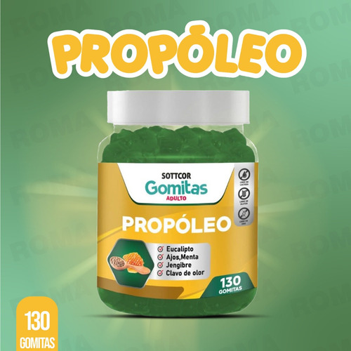 Propóleo Para Adultos 130 Gomitas Sottcor Labs
