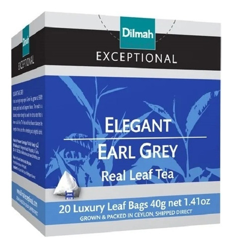 Te Dilmah Exceptional Elegant Earl Grey 20 Un.