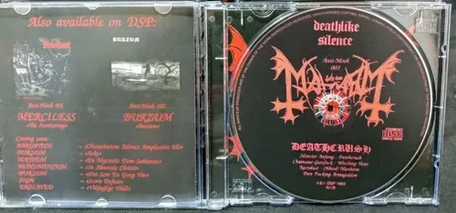 Cd Mayhem - Deathcrush (importado) True Black Metal | MercadoLivre