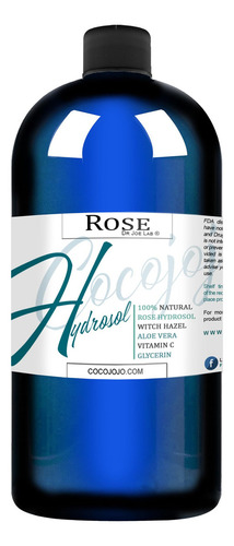 Hidrosol De Agua De Rosa, Glicerina, Aloe Vera, Vitamina C Y