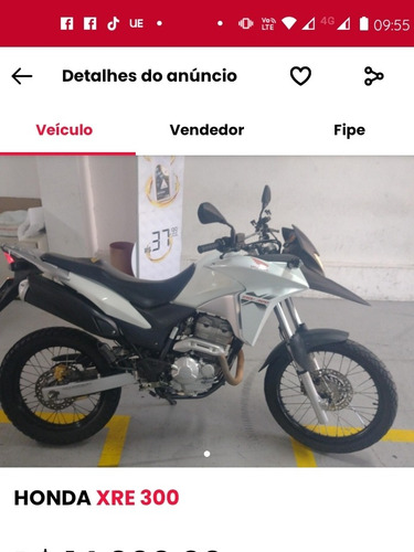 Imagem 1 de 1 de Honda Xre 300