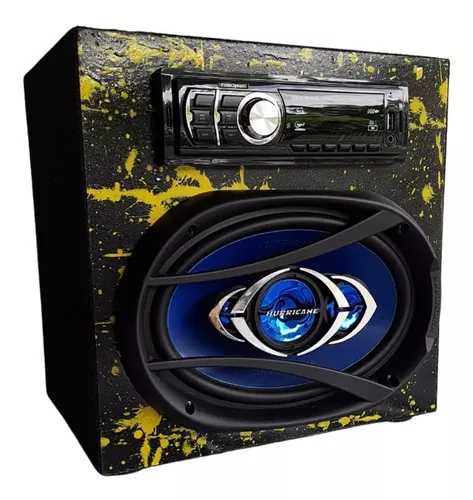 Caixa Residencial Bob P/ 1 6x9 Ativa Bt/usb/sd/aux