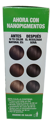 Natural Colour Tinte Natural Pack 6 Todos Los Colores Castaño Claro 03