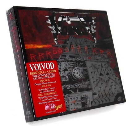 2 Cd + Dvd Voivod Rrroooaaarrr 2017 Deluxe Expanded Edition Lacrado