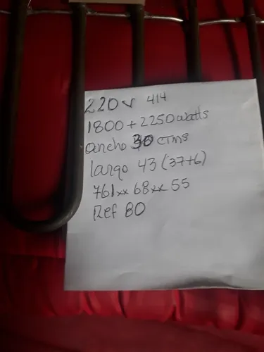 Resistencia Para Horno (Usado)