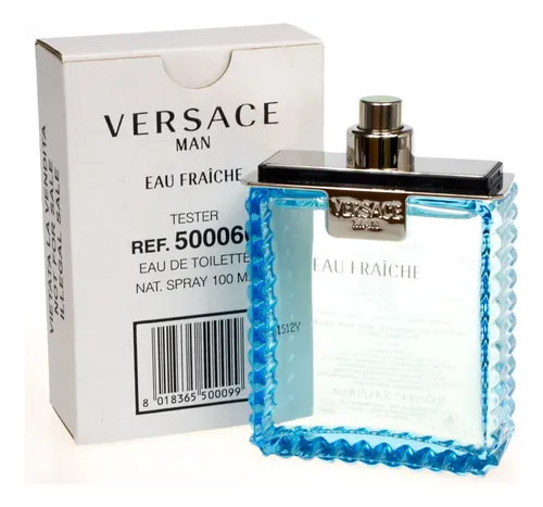 Perfume Versace Man Eau Fraiche Edt Tester 100 Ml Masculino