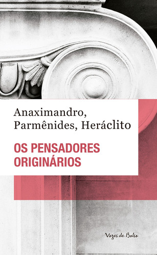 Os pensadores originários, de Anaximandro. Série Vozes de Bolso Editora Vozes Ltda., capa mole em português, 2017