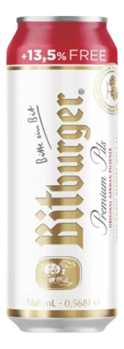 Cerveja Bitburger Premium Pils 568ml Tradição E Sabor Alemã