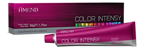 Kit Tintura Amend  Color intensy Coloração creme tom 8.1 loiro claro cinza para cabelo