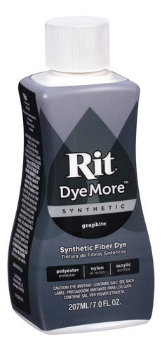 Corante Líquido Rit Dyemore Graphite 200ml Para Tecido Sinté