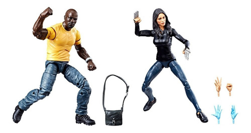 Figura De Acción Luke Cage Y Claire Temple Marvel Legends