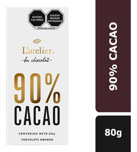 Chocolate L-atelier Manzanilla 90% Cacao Barra 80g