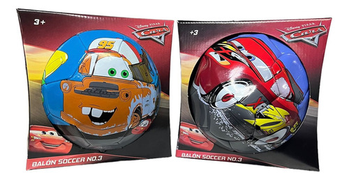 Balón De Fútbol #3 Rayo Mcqueen Diversión Regalo