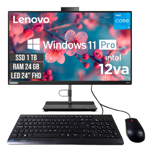 Todo En Uno Lenovo Thincentre C I5 12450h Ssd 1tb + Ram 24gb