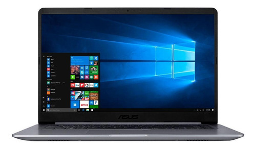 Notebook Asus VivoBook X510UR cinza 15.6", Intel Core i5 8250U  8GB de RAM 1TB HDD, NVIDIA GeForce 930MX 1920x1080px Windows 10 Home