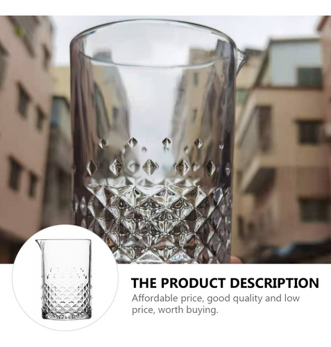 Vaso Profesional Para Mezclar Cócteles, 700 Ml, 1 Unidad, Fo