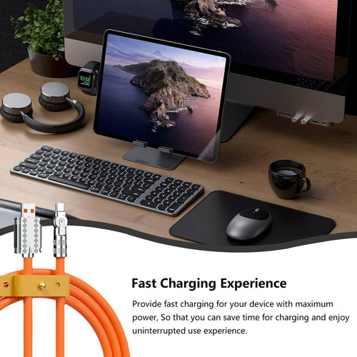 Cable De Carga Rápida Tipo C Cable Usb C Flexible Y Duradero