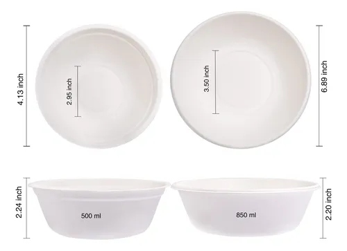 Supernal Cuencos Desechables Para Sopa, Cuencos De Sopa De B