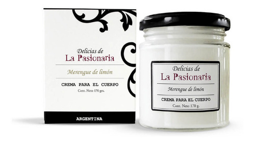 Crema Corporal La Pasionaria Merengue De Limón 170g