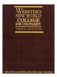 Webster S New World College Dictionary Leather Kel Edicion*-