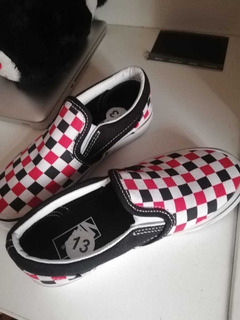 vans low top mujer rojas