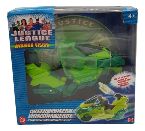 Linterna Verde Motocicleta Justice League Mision Vision 2003