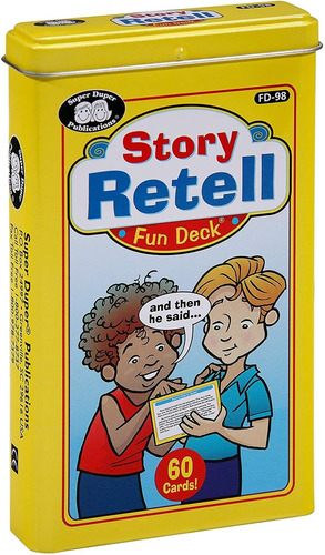 Story Retell Fun Deck Cards - Super Duper - Juguete De Apren