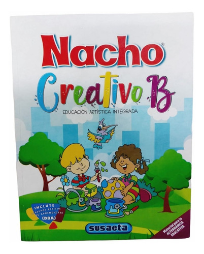 Libro De Inicial De Actividade Nacho Creativo (a,b,c) X3 Und