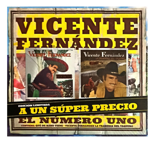 Vicente Fernandez Raro Tiene / Tragedia Del Vaquero 2 Cd's