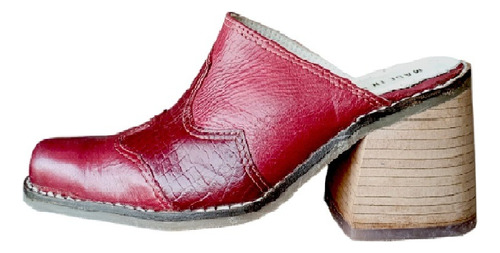 Zapato Cuero Punta Fina Mujer