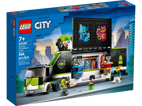 Lego® City - Camión De Torneo De Videojuegos (60388) Cantidad de piezas 344