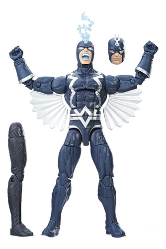 Figura De Acción Marvel Black Panther Legends Black Bolt 15