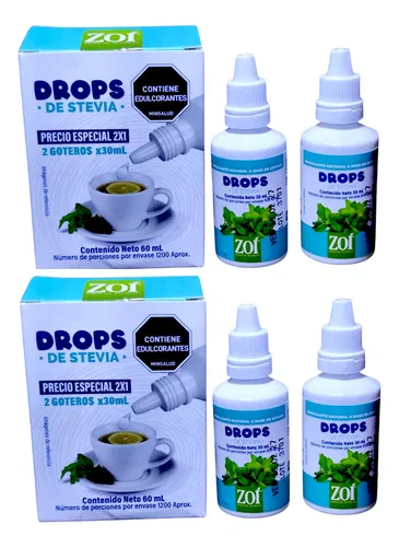 comprar 2 Stevia Gotas Kit 30ml+30ml - mL a $246