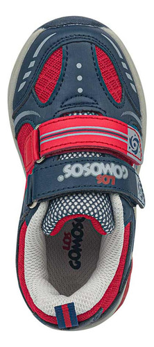 Imagen 6 de 8 de Tenis Con Luces Niwer Azul Para Niño Los Gomosos