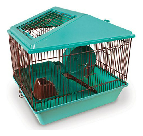 Jaula Hamster Dos Niveles 16  - Colores Surtidos