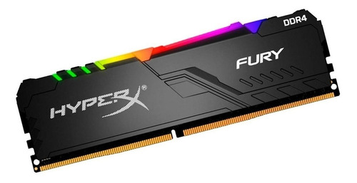 Imagem 2 de 2 de Memória RAM Fury color Preto 8GB 1 HyperX HX430C15FB3A/8