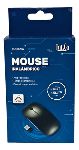 Mouse Inalambrico - Int.co - Alta Precision - X1 Unidad