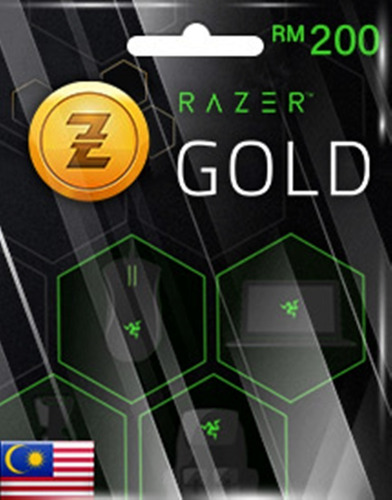 Cartão Razer Gold Malasia 200 Rm - Entrega Digital