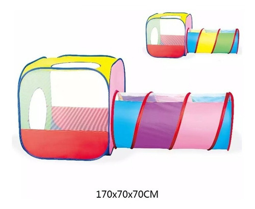 Imagen 5 de 5 de Casa Casita Corral Túnel Pelotero Niños Infantil