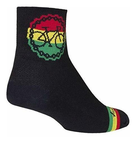 Calcetines De Ciclismo - Running Sockguy Classic 3in Rasta R