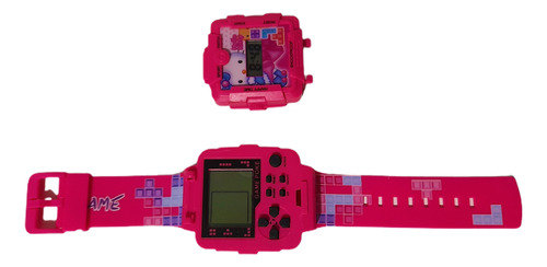 Super Reloj Digital Hello Kitty + Tetris Juguetes Para Niñas