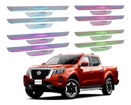 Estribos Iluminados Led Nissan Fontier Np300 2015 Al 2020