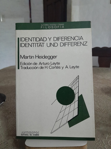 Identidad Y Diferenciaidentidad Und Differenz