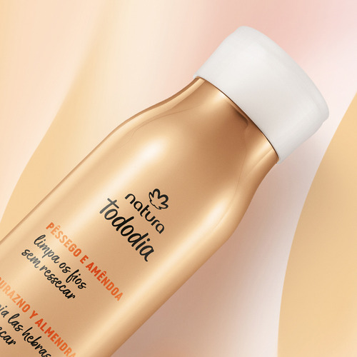 Shampoo Nutritivo Tododia Pêssego E Amêndoa 300 Ml Natura